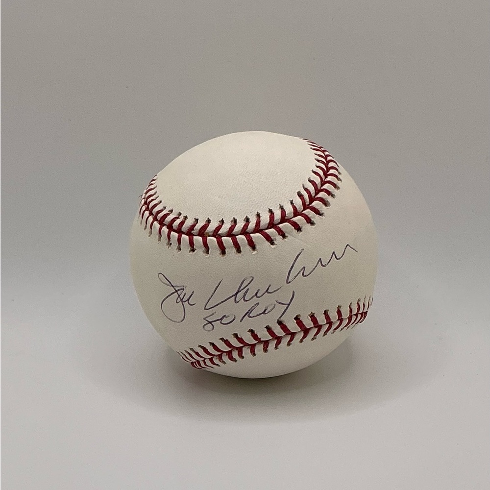 Joe Charboneau Cleveland Indians Autograph Baseball 1980 AL ROY Tristar COA